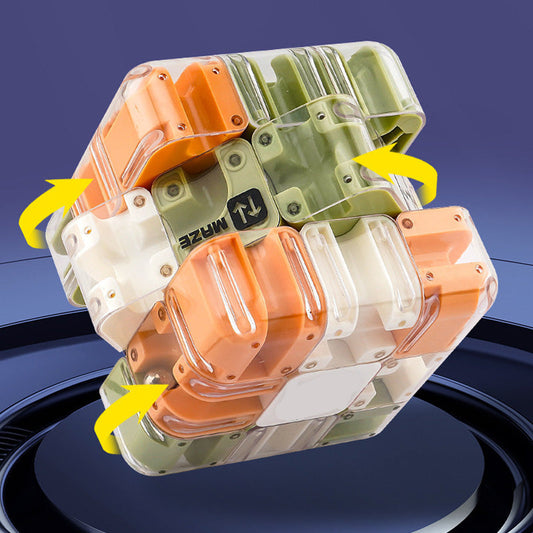 ✨楽しい3D迷路ローリングキューブパズル