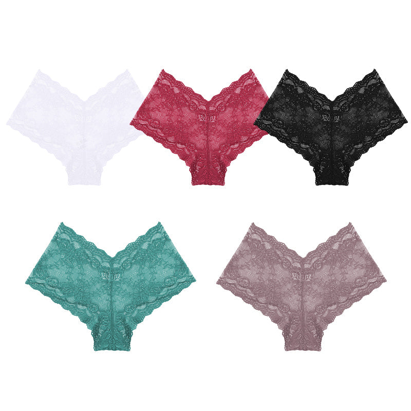 Culottes féminines en dentelle florale élégante