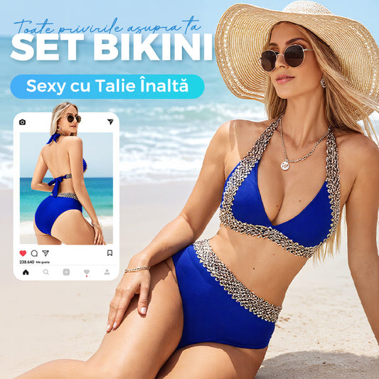 【40-90kg】🏖️ costum de baie sexy cu decolteu v👙