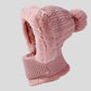 Căciulă tricotată călduroasă cu mască