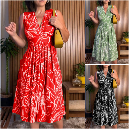 💃 Rochii din bumbac cu decolteu în V, colecția Vara 2026