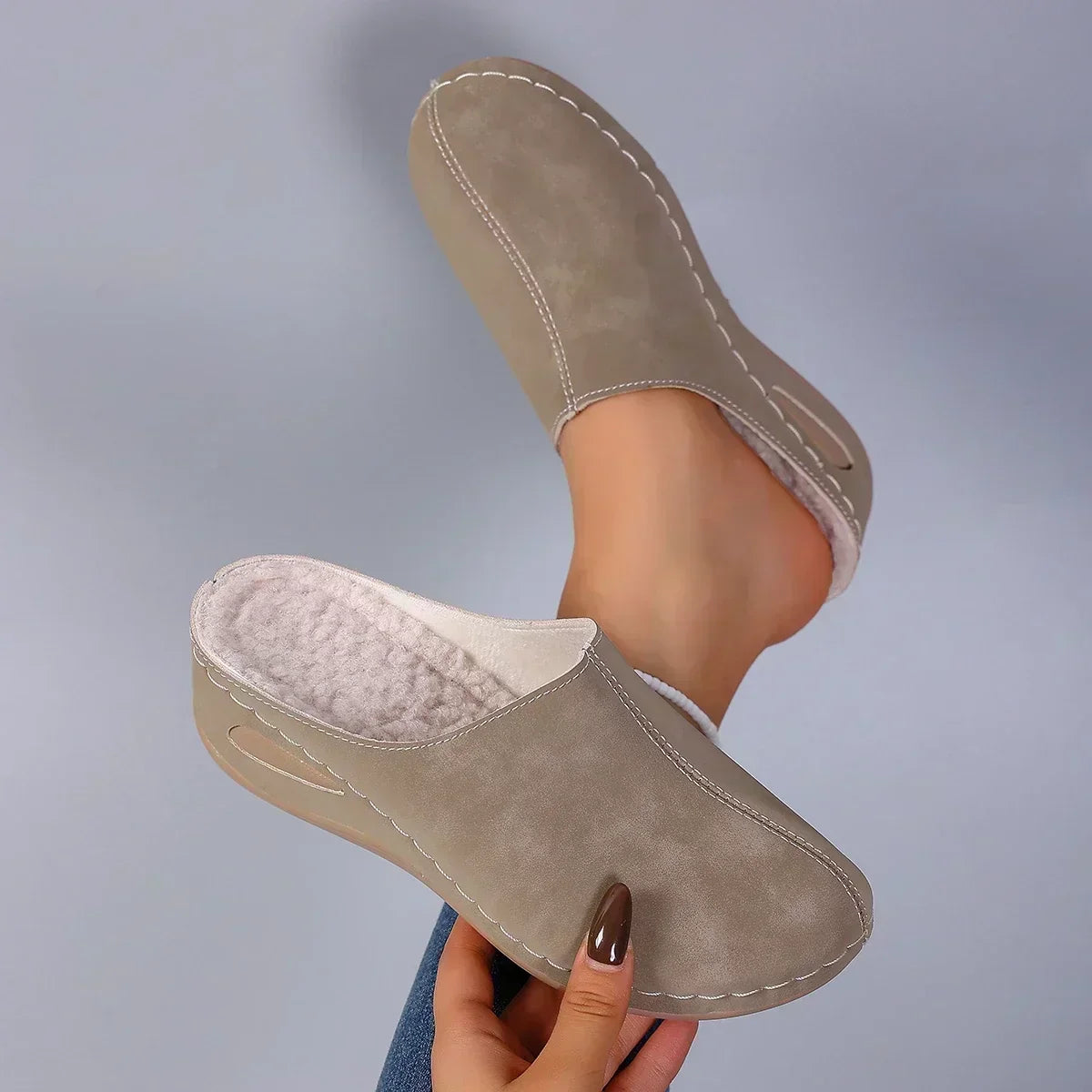 Chaussons d'hiver orthopédiques ergonomiques et antidérapants