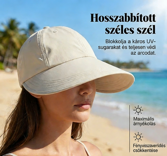 🧢Pălărie de soare pentru femei, cu boruri largi, în stil baseball🌞