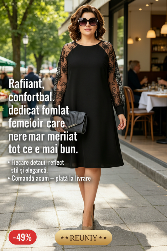 Black Lace Dress Ad - No Overlay