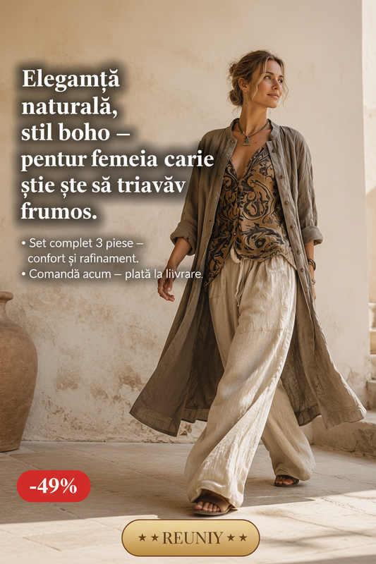 Boho 3-Piece Camel Set Ad
