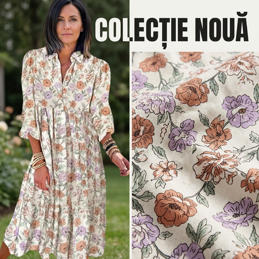 🏖️Reducere de vară 40% OFF🌼Rochie casual lejeră cu imprimeu floral pentru femei