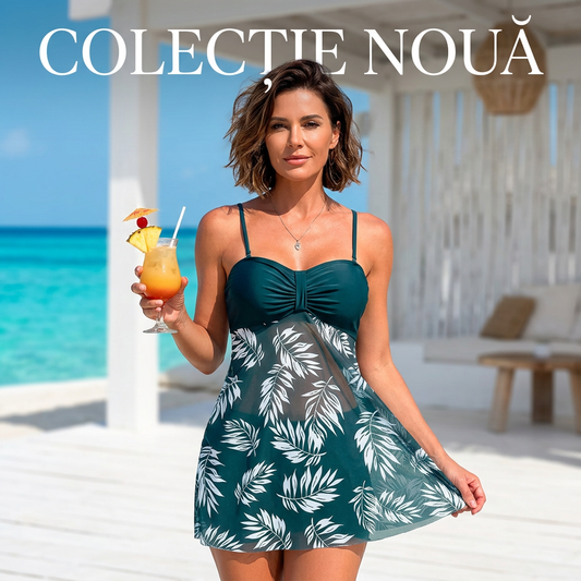 🌞👙Femei imprimate Halter pantaloni scurți două piese costum de baie Set🌴