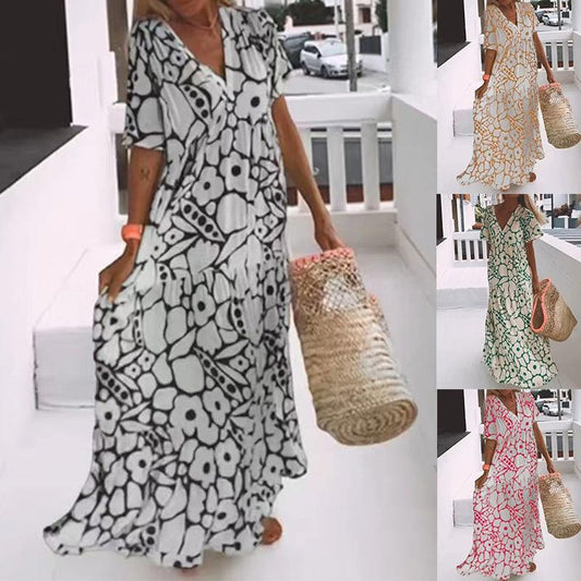 🌸Early Spring Sale 70% OFF!🔥💃Women's Casual Floral Swing Dress