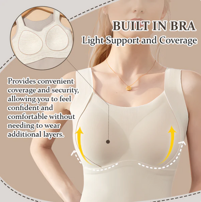 🎊Achetez-en 1 et obtenez-en 1 gratuitement🎊Hauts thermiques pour femmes avec soutien-gorge intégré