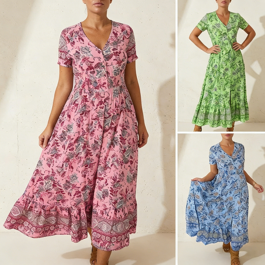 【S-4XL】🌺Rochie florală de vară