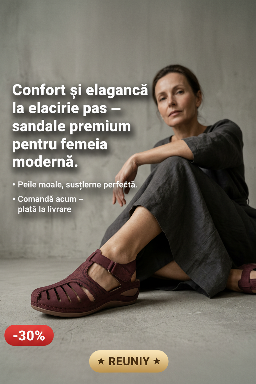 Purple Fisherman Sandals Ad