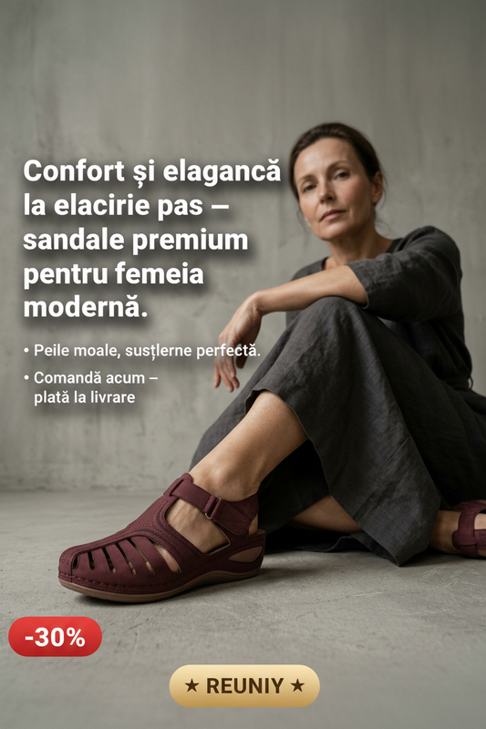 Purple Fisherman Sandals Ad