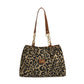 🔥Capacitate mare Tote sac cu imprimare leopard