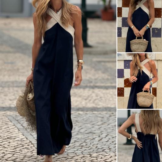 【S-3XL】💐 Promoții de Primăvară 🌸 Rochie Maxi fără Mâneci cu Decolteu Inimă