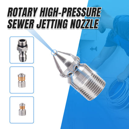 🔥2025 new hot sale🔥 Rotary High-Pressure Sewer Jetting Nozzle