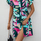 🌼 Жените мода флорални печат къс ръкав риза рокли 👗🥰