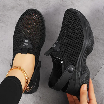 🔥Лятна продажба, 40% разстояние👟Дишащи мрежести ежедневни маратонки на жените💃