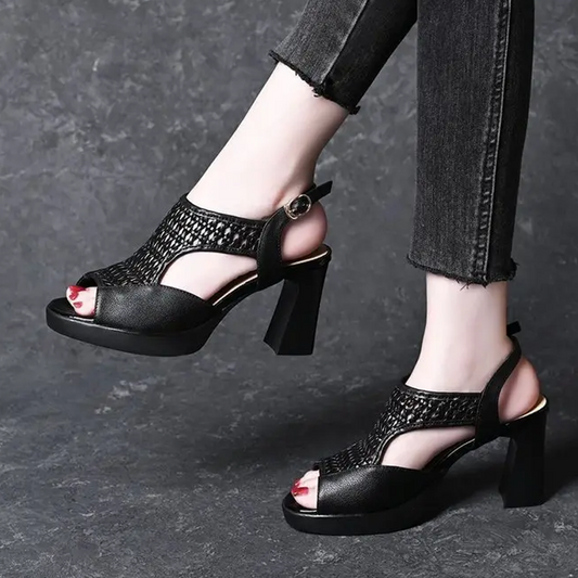 Women’s Soft Comfort Open-Toe Heels
