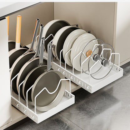 🔥引き出し式キャビネット用調理器具オーガナイザー