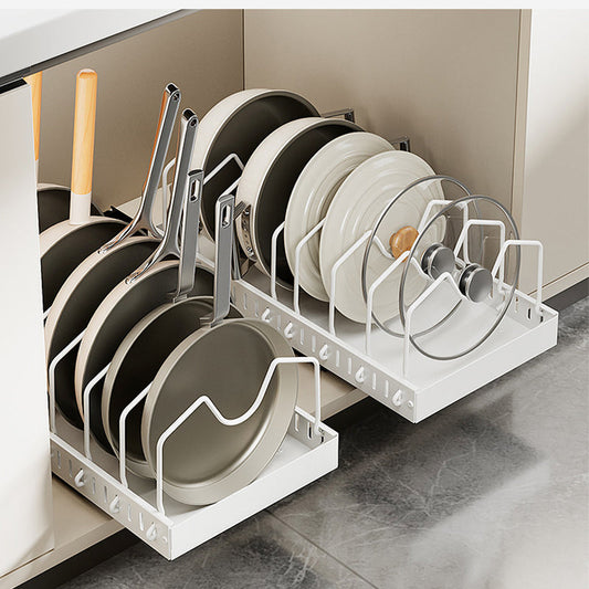 🔥引き出し式キャビネット用調理器具オーガナイザー