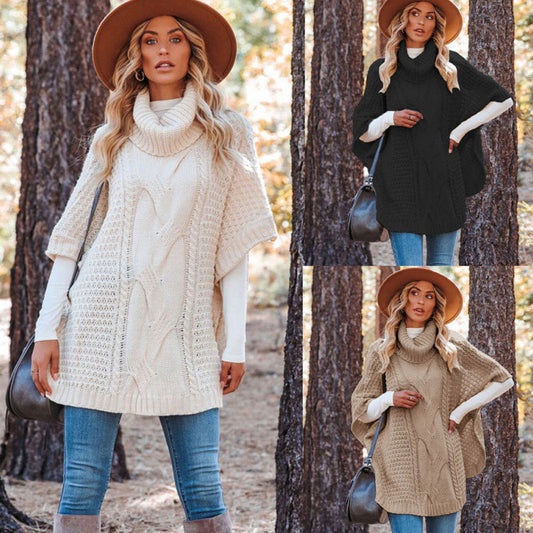 レディース ハイネックセーター