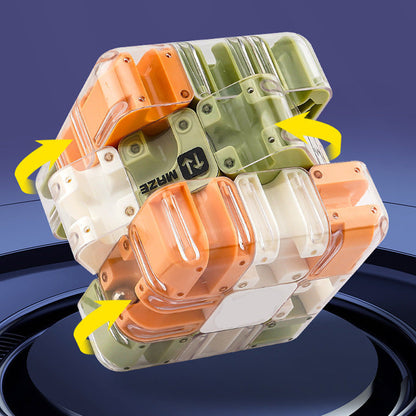 ✨楽しい3D迷路ローリングキューブパズル