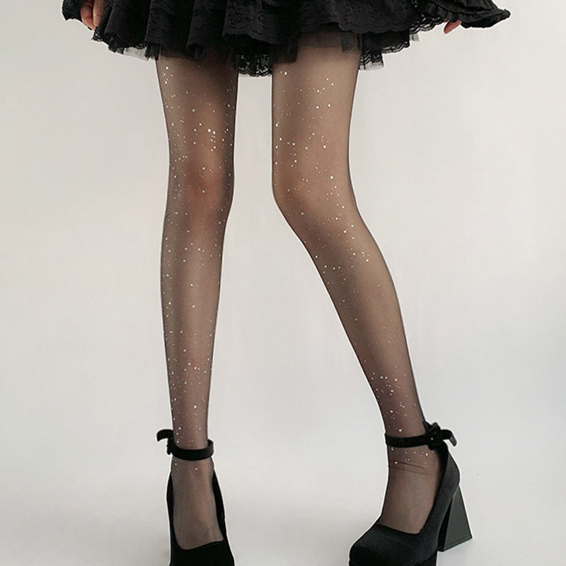 Collants Sexy à Paillettes de Mode pour Femmes