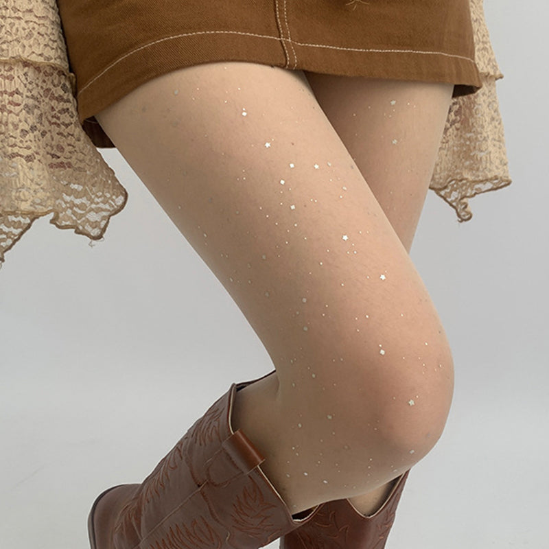 Collants Sexy à Paillettes de Mode pour Femmes