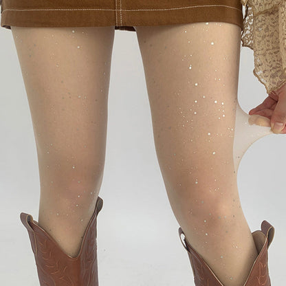 Collants Sexy à Paillettes de Mode pour Femmes