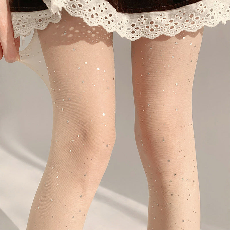 Collants Sexy à Paillettes de Mode pour Femmes