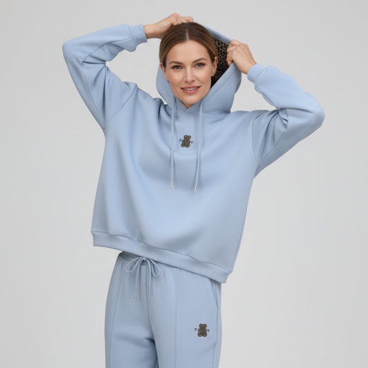 💕Limited Sale 50% OFF💕Women's Casual Hoodie with Leopard Print Lining