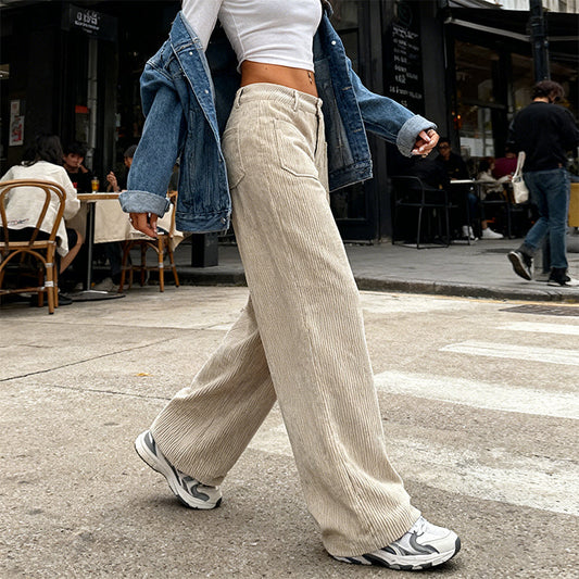 🎁Noutăți 2026 50% REDUCERE💥Pantaloni casual pentru femei, cu talie înaltă și croi lejer💕