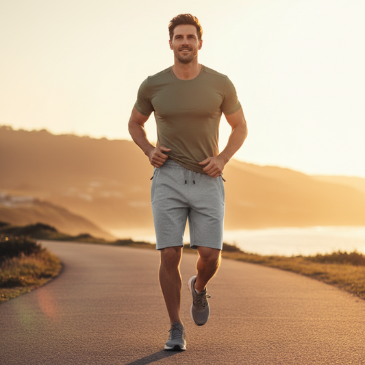 🔥 40% REDUCERE 🔥 Pantaloni scurți sport casual pentru bărbați, cu elasticitate ridicată