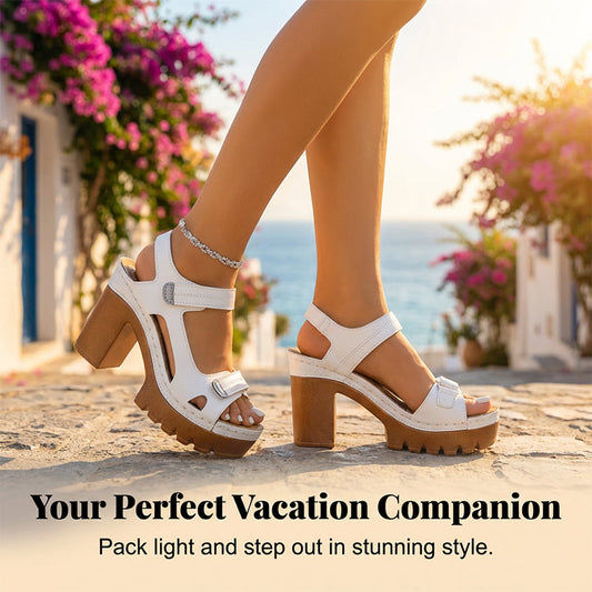🏖️👡【38-43】Sandale de vară cu platformă și o singură baretă pentru femei😍