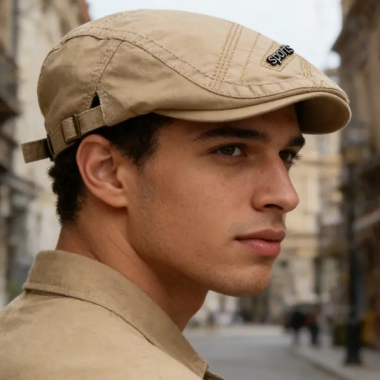 🧢 Charmul masculin la maxim 💪 Șapcă clasică plată, respirabilă, pentru toate anotimpurile