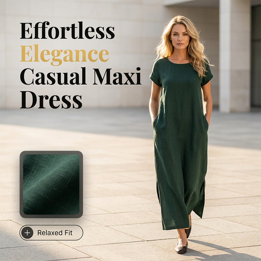 🎉Ofertă specială de Ziua Mamei❤️Rochie Maxi Casual Simplă pentru Femei