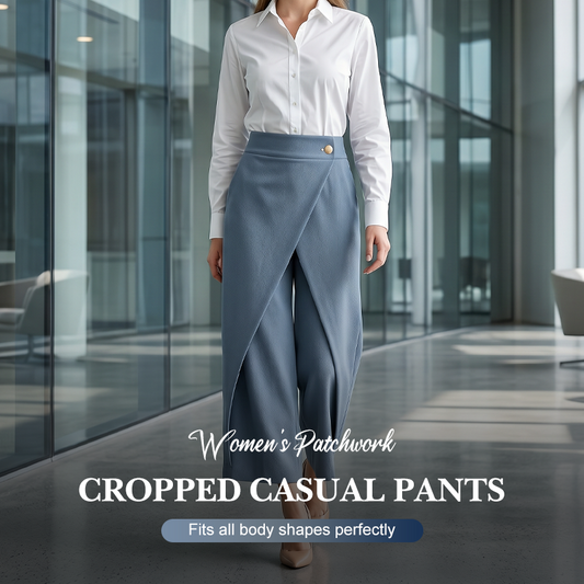 ❤️ Pantaloni scurți casual pentru femei, în stil patchwork, la modă și cu un design artistic 💎