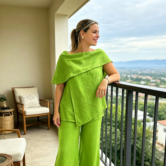😊Set casual din două piese pentru femei, cu croială lejeră✨