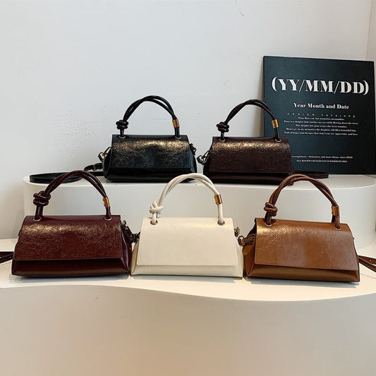 Geantă de umăr mini cu mâner superior pentru femei
