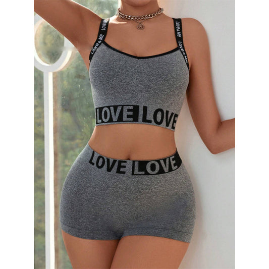 🌿Cumpără unul, primești unul gratis💓Set de lenjerie pentru femei: top tip camisolă și chiloți tip boxeri🛍️