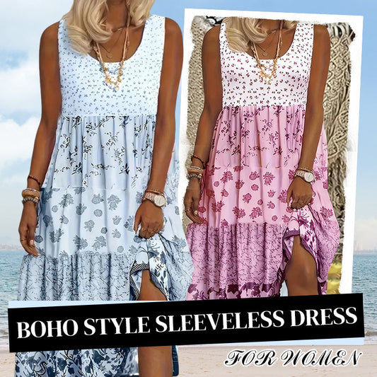 🌺✨ Rochie Fără Mâneci În Stil Boho pentru Femei — Libertate, Feminitate și Culori Vibrante 👗