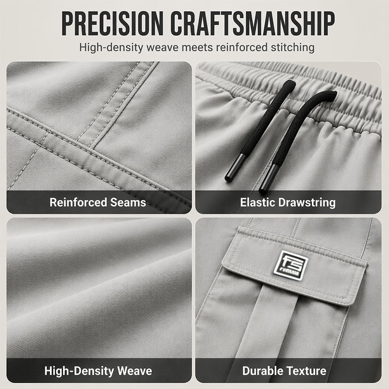👖‑50 % ! 🏕️ Pratique et robuste | Pantalon cargo homme coupe ample multi-poches ✨