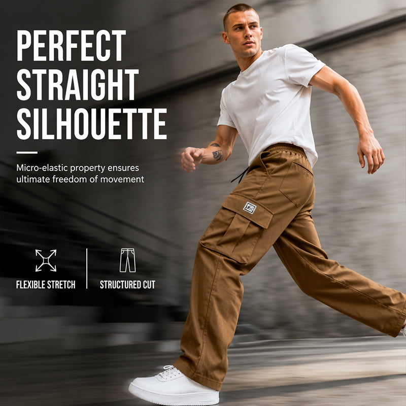 👖‑50 % ! 🏕️ Pratique et robuste | Pantalon cargo homme coupe ample multi-poches ✨