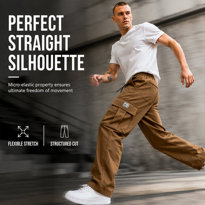 👖‑50 % ! 🏕️ Pratique et robuste | Pantalon cargo homme coupe ample multi-poches ✨