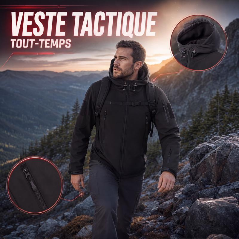 🥳💞+65 000 vendues🌧️🧥Veste Outdoor Homme Coupe-Vent & Déperlante❄️🎁