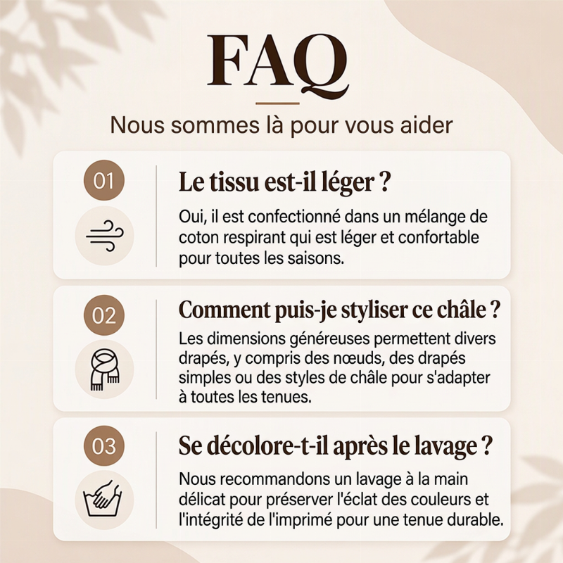 🔥 50% de réduction 🔥Foulard châle imprimé léopard polyvalent et léger