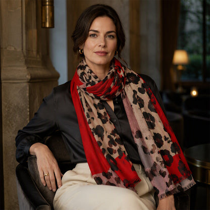 🔥 50% de réduction 🔥Foulard châle imprimé léopard polyvalent et léger