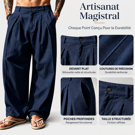👜 -50 % sur toute la mode femme ! ✨Pantalon décontracté respirant à jambe large pour homme