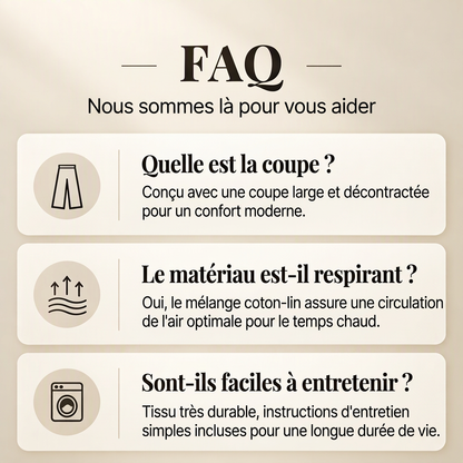 👜 -50 % sur toute la mode femme ! ✨Pantalon décontracté respirant à jambe large pour homme