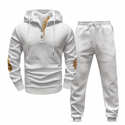 🍂 Ensemble homme 2 pièces avec sweat à capuche et pantalon – Style décontracté automne-hiver